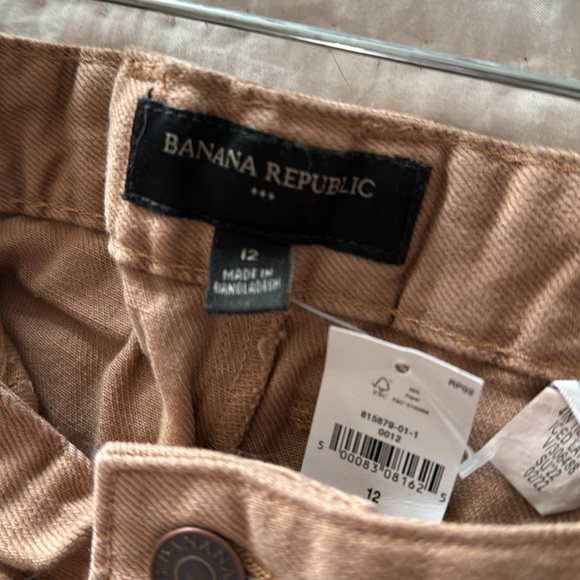 NWT Banana Republic Short Size 12 Tie Waist - Picture 3 of 5